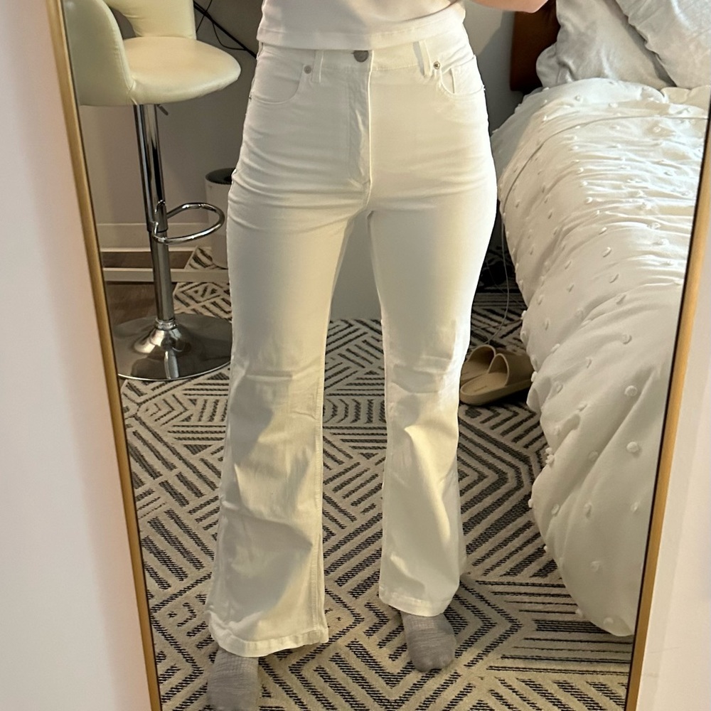 White jeans